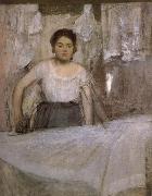 Woman ironing Edgar Degas